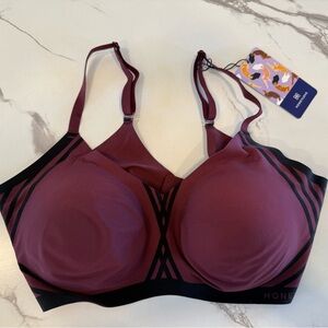 Honeylove Burgundy Silhouette Bra